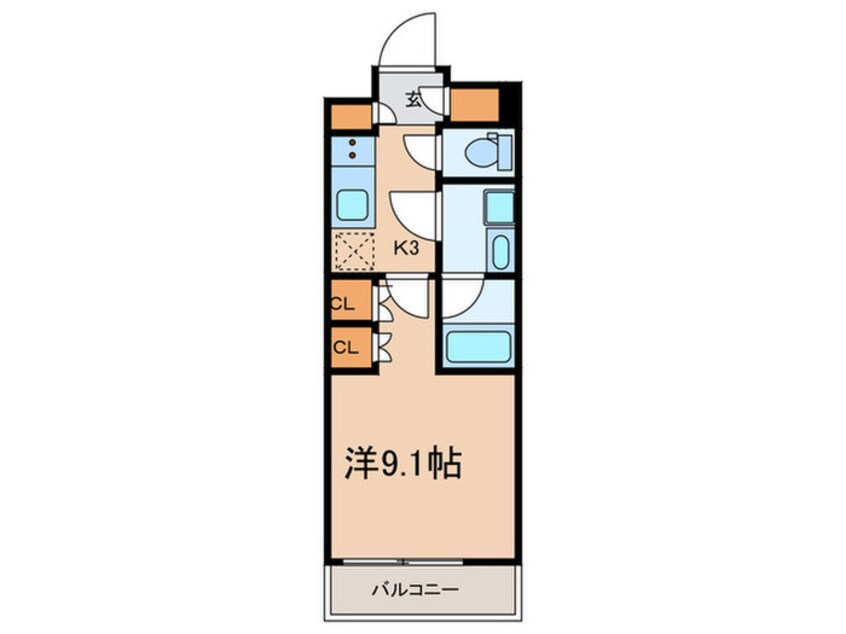 間取図 REGALIZ明大前（106）