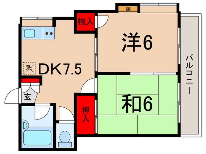 間取図 第２石井コーポ