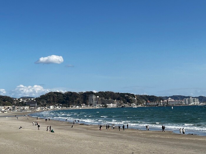 由比ヶ浜海岸(公園)まで677m 一の鳥居ハイツ