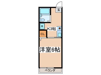 間取図 グリ－ンヒル