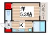MELDIA南行徳 1Kの間取り