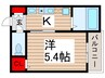 MELDIA南行徳 1Kの間取り