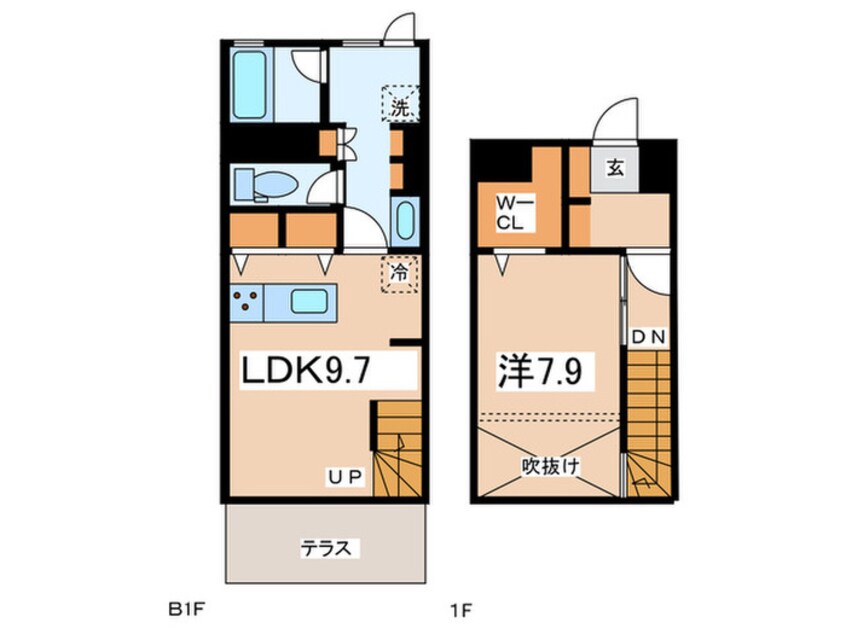 間取図 スタイリオ妙蓮寺