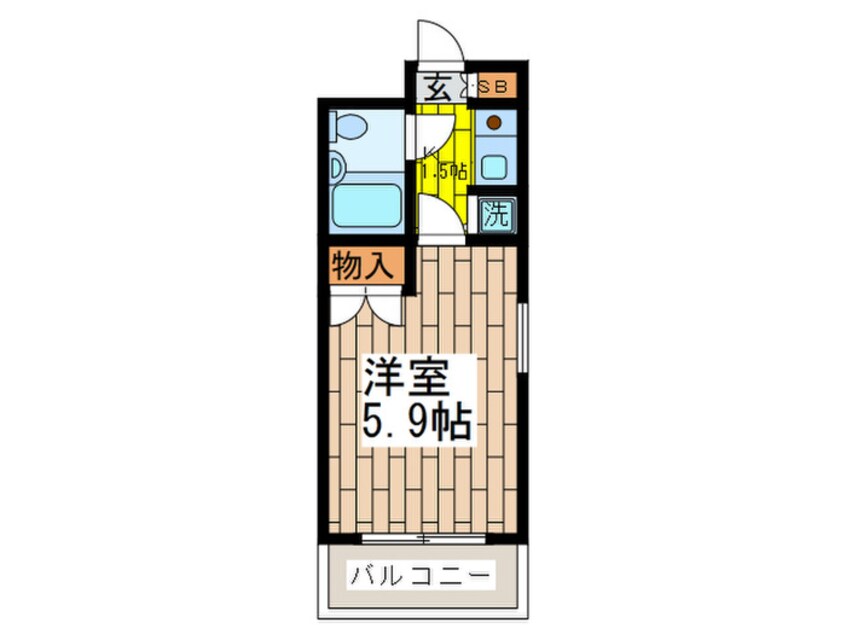 間取図 ジョイフル池上