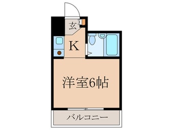 間取図 落合コ－ポ