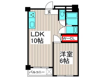 間取図 青戸三鈴コーポ(605)