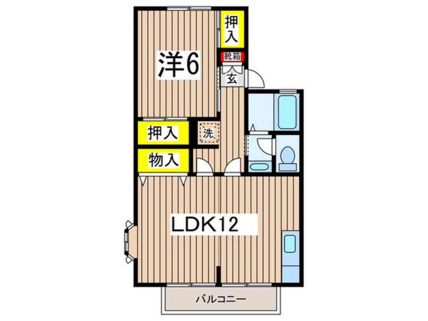 間取図 コンフォートヒルズ　Ⅰ番館