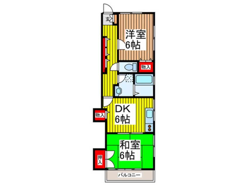 間取図 本町公園ビル