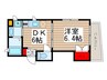 ＭＥＲＩＤＩＡＮ　ＡＮＮＥＸ 1DKの間取り