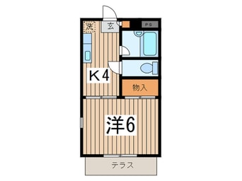 間取図 パストラル緑園2番館