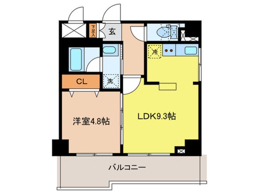 間取図 ONE ROOF FLAT TOGOSHI