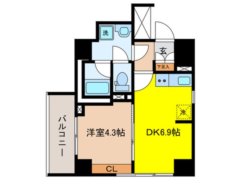 間取図 ONE ROOF FLAT TOGOSHI