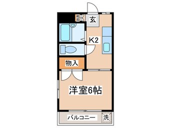 間取図 コーポ上山