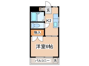 間取図 コーポ上山