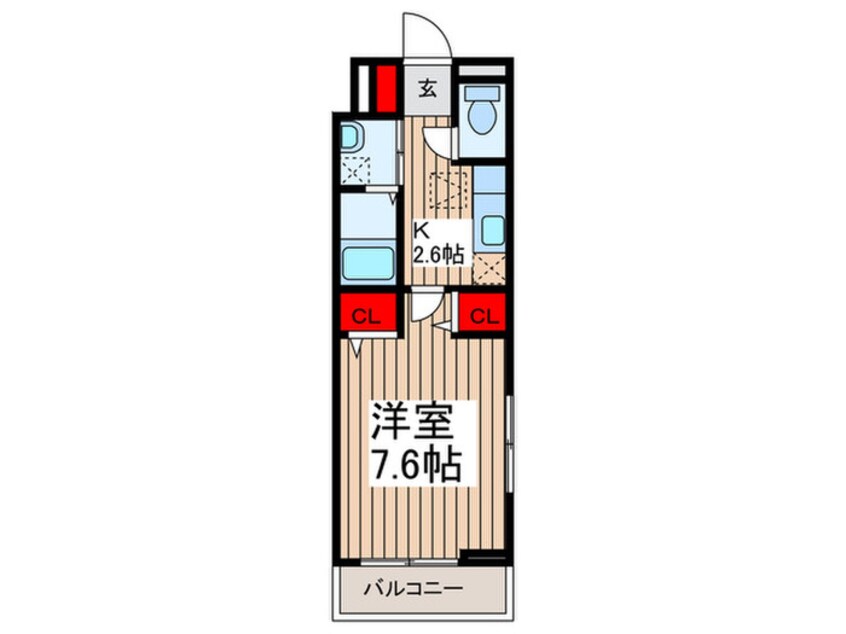 間取図 ラフレシールＳ