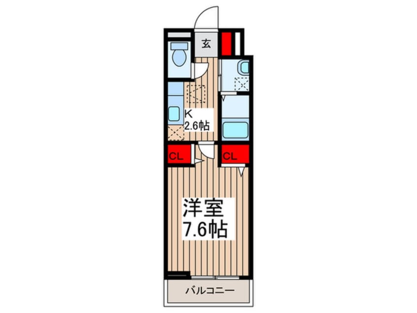 間取図 ラフレシールＳ