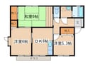 パ－クヒルズＡの間取図