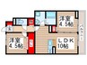 エトワールおおたか 2LDKの間取り