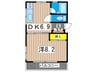 メゾネットＳＵＧＩＴＡ 1DKの間取り