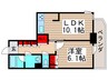 パ－クアクシス西船橋本郷町 1LDKの間取り