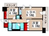 パ－クアクシス西船橋本郷町 2LDKの間取り
