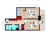 パ－クアクシス西船橋本郷町 1LDKの間取り