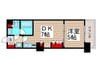 パ－クアクシス西船橋本郷町 1DKの間取り