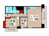 パ－クアクシス西船橋本郷町 2LDKの間取り