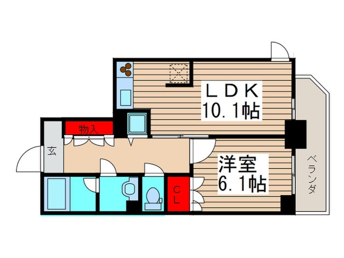 間取り図 パ－クアクシス西船橋本郷町