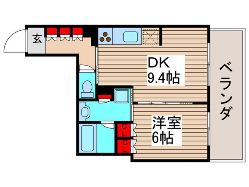 間取図 パ－クアクシス西船橋本郷町