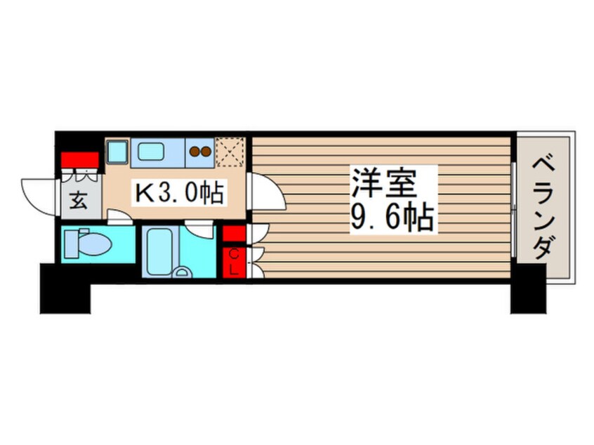 間取図 パ－クアクシス西船橋本郷町