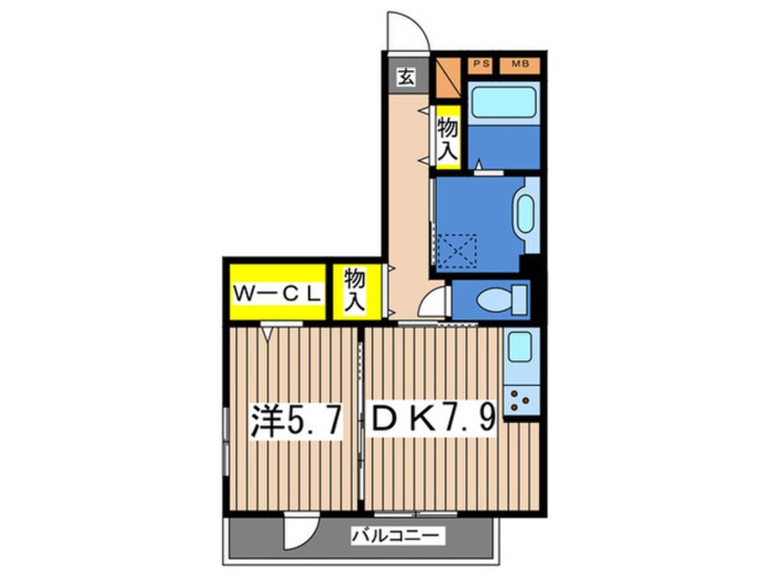 間取図 大黒屋ハイツ三番館