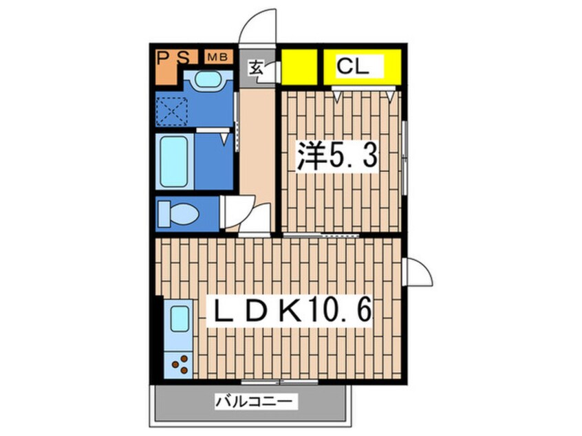 間取図 大黒屋ハイツ三番館