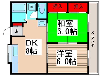 間取図 ハイツルミエ―ル