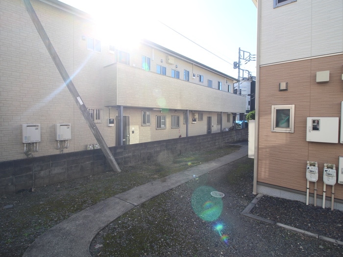 室内からの展望 常楽ハイツ１号棟