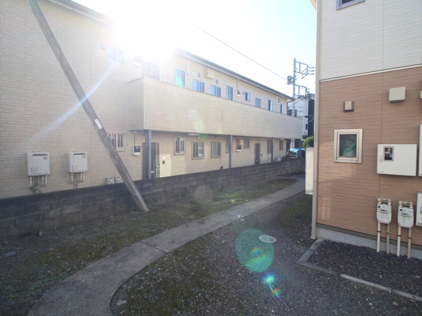 室内からの展望 常楽ハイツ１号棟