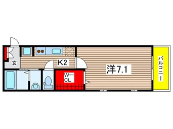 間取図 エバ－グリ－ンミユキ