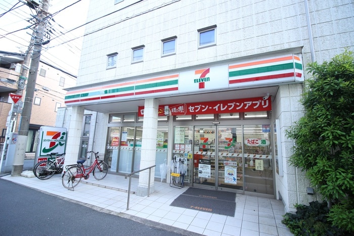 セブンイレブン菅1丁目店(コンビニ)まで370m エバ－グリ－ンミユキ