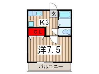 間取図 フレンドシップ狭山ヶ丘