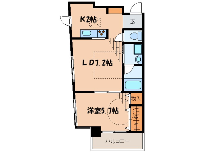 間取図 相原第二ルネスビル