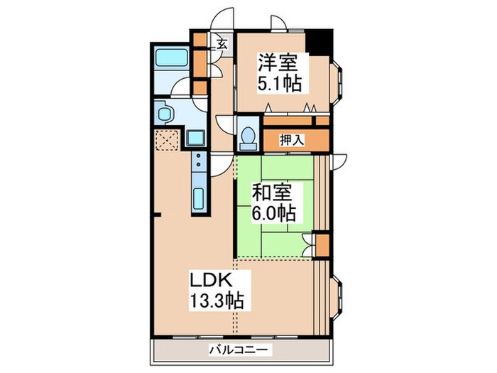 間取り図 相原第二ルネスビル