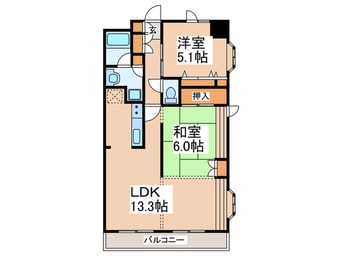 間取図 相原第二ルネスビル
