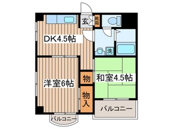 間取図 クィ－ンヒル・ヨシムラ