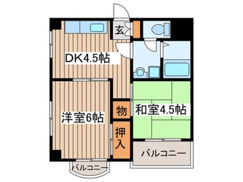 間取図 クィ－ンヒル・ヨシムラ