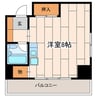 ルックハイツ江ノ島２番館 1Rの間取り