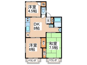 間取図 シティハイムスミレ