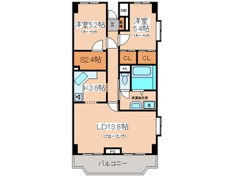 間取図 エリ－ト・イン船橋