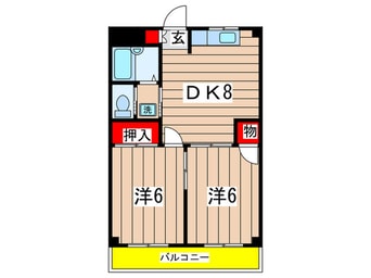 間取図 アズヴｴール日吉