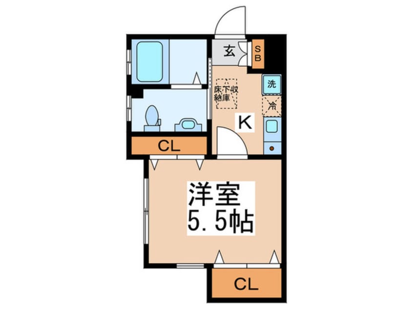 間取図 カーサアルピーナ南大井