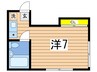 エンゼル 1Rの間取り